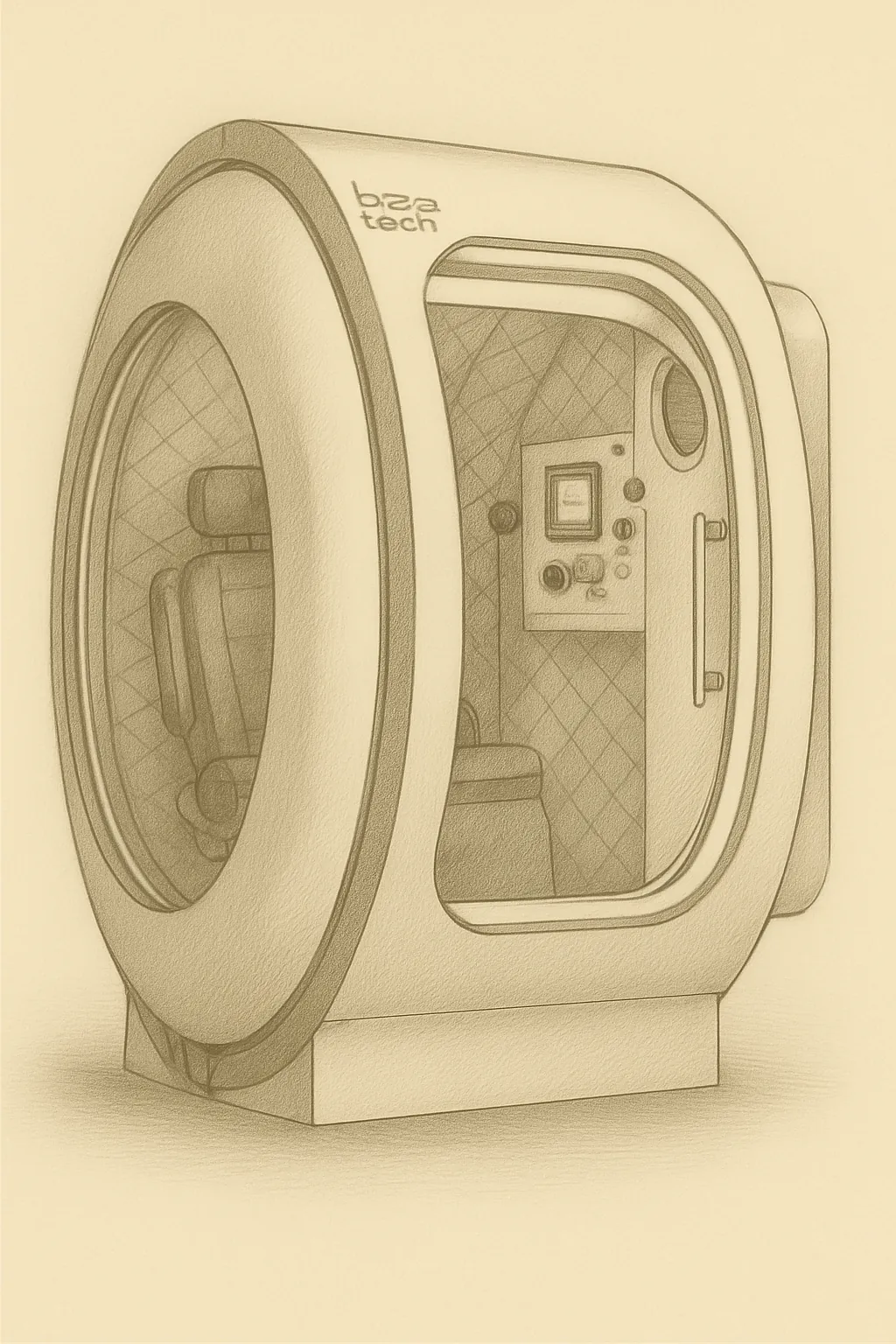 hpo tech ZEUGMA Monoplace hyperbaric chamber image