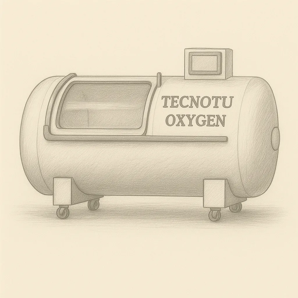 TECNOTU 2.0ATA Hard shell Hyperbaric Chamber Personal Home Tecnolay Ultra image