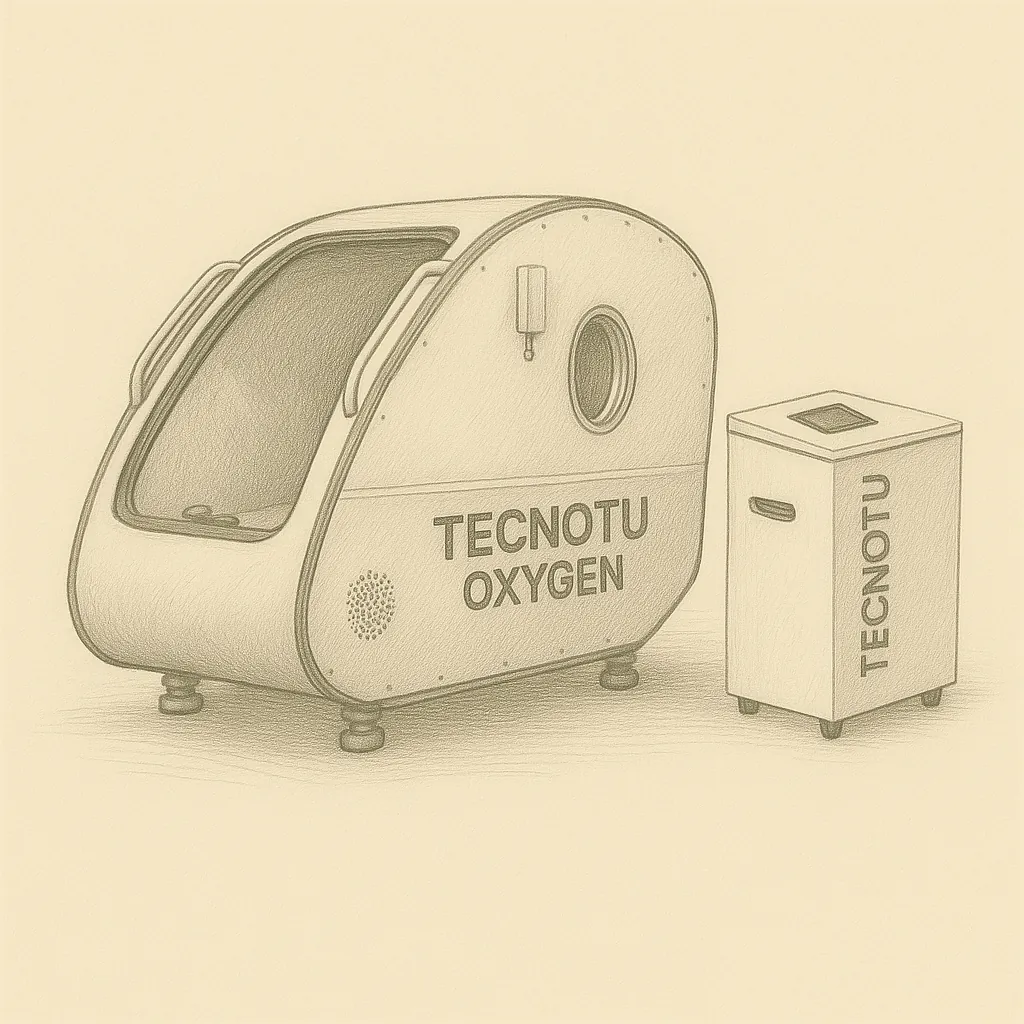 TECNOTU 2.0ATA TecnoSit Ultra Hard shell Hyperbaric Oxygen Chamber image